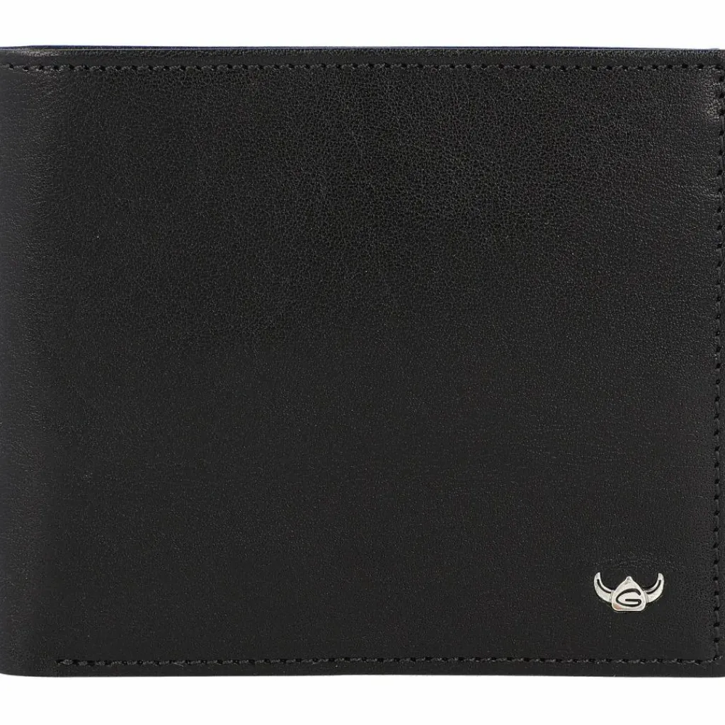 New Golden Head Colorado Geldbörse RFID Leder 11 cm schwarz
