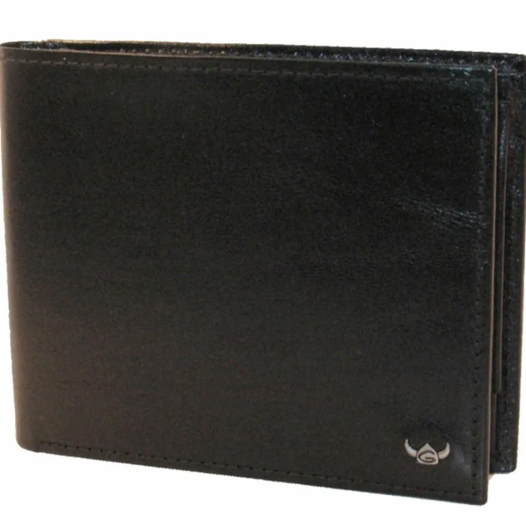 New Golden Head Colorado Geldbörse RFID Leder 12,5 cm schwarz