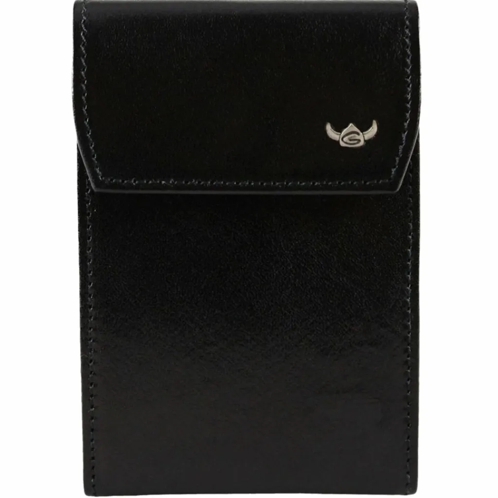 New Golden Head Colorado Kreditkartenetui RFID Leder 7 cm schwarz