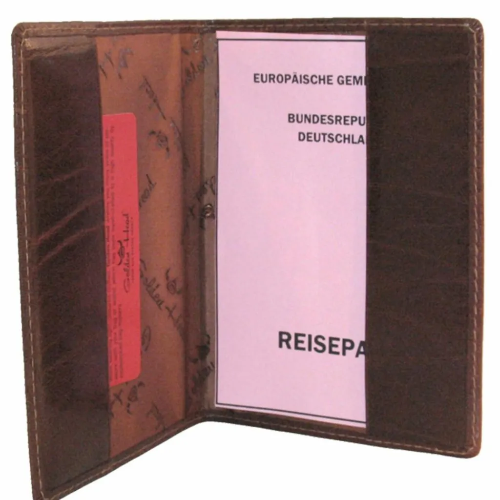 Golden Head Colorado Reisepassetui RFID Leder 10 cm