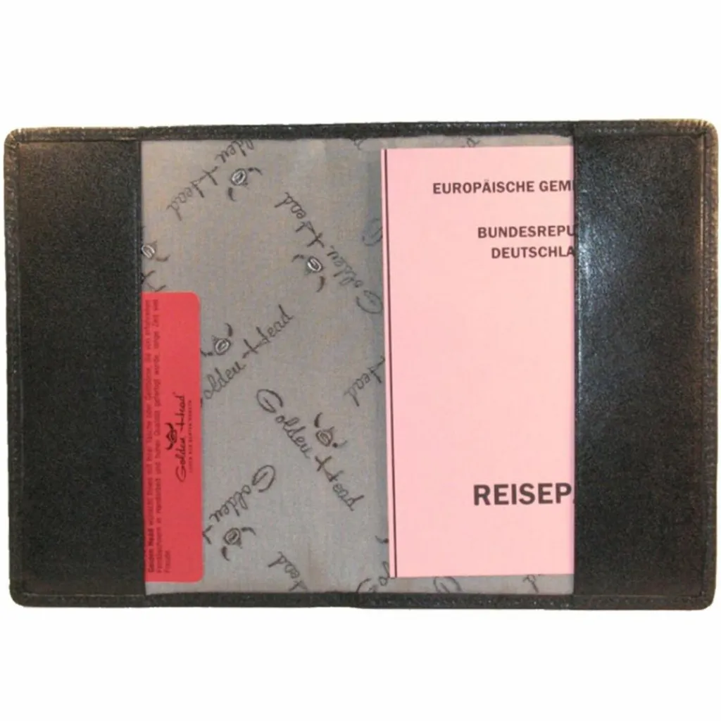 Golden Head Ausweisetuis<Colorado Reisepassetui RFID Leder 10 cm schwarz