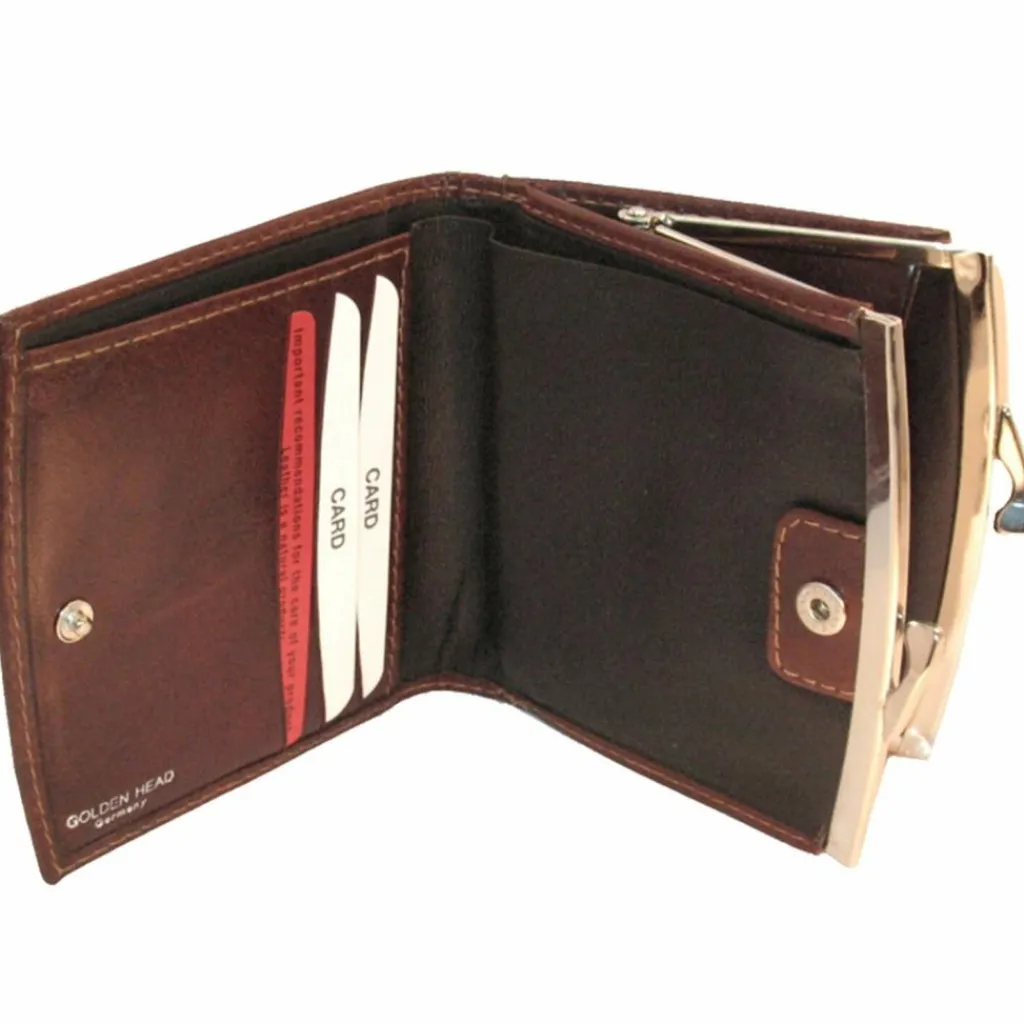 Golden Head Herrengeldbörsen Querformat<Colorado RFID Bügelbörse tabacco
