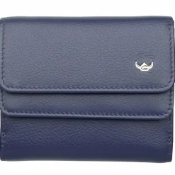 Golden Head Damengeldbörsen Querformat<Madrid Geldbörse RFID Leder 10,5 cm blau