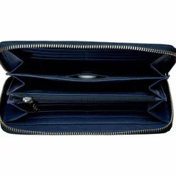 Outlet Golden Head Madrid Geldbörse RFID Schutz Leder 20 cm blau