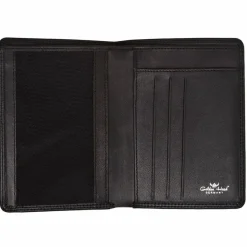 Golden Head Ausweisetuis<Polo Ausweisetui RFID Leder 9 cm schwarz
