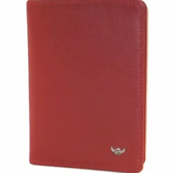 Best Golden Head Polo Ausweisetui RFID Leder 9 cm rot