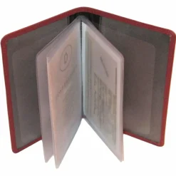 Best Golden Head Polo Ausweisetui RFID Leder 9 cm rot