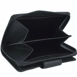 Golden Head Herrengeldbörsen Querformat|Damengeldbörsen Querformat<Polo Geldbörse RFID Leder 12,5 cm black