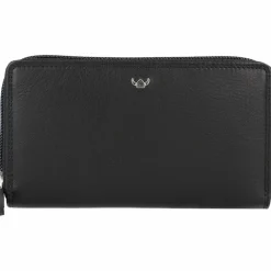 Golden Head Damengeldbörsen Querformat<Polo Geldbörse Leder 15 cm schwarz