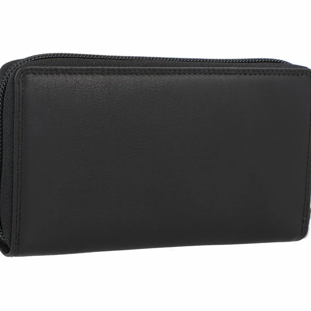 Golden Head Damengeldbörsen Querformat<Polo Geldbörse Leder 15 cm schwarz