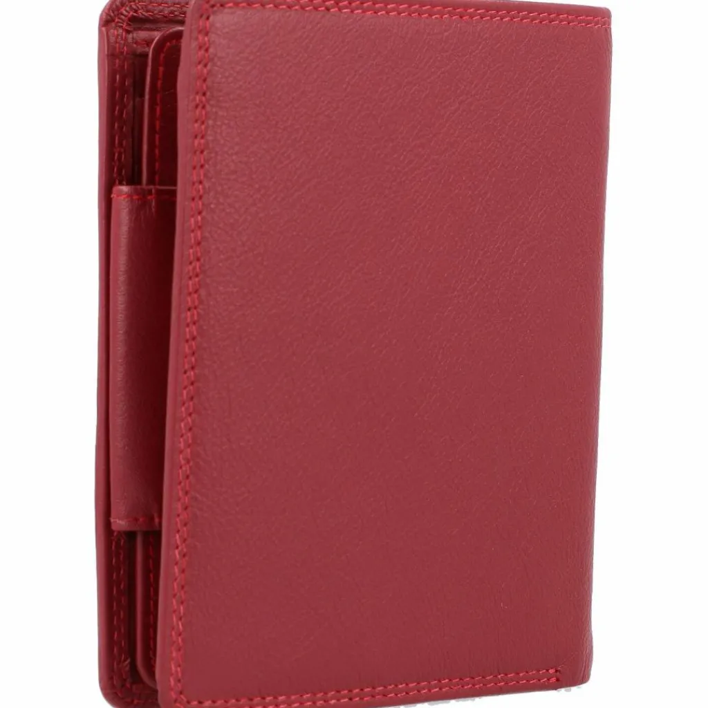 Best Golden Head Polo Geldbörse RFID Leder 10 cm rot