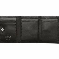 Best Golden Head Polo Geldbörse RFID Schutz Leder 8 cm schwarz