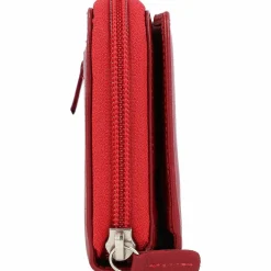 Outlet Golden Head Polo Geldbörse RFID Leder 18,5 cm rot