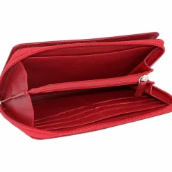 Outlet Golden Head Polo Geldbörse RFID Leder 18,5 cm rot