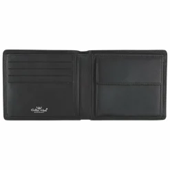 Golden Head Herrengeldbörsen Querformat<Polo Geldbörse RFID Leder 11 cm schwarz