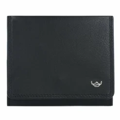 Hot Golden Head Polo Geldbörse RFID Leder 10 cm schwarz