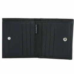 Hot Golden Head Polo Geldbörse RFID Leder 10 cm schwarz