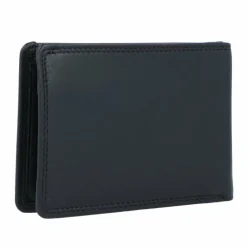 Golden Head Herrengeldbörsen Querformat<Polo Geldbörse RFID Leder 10 cm schwarz