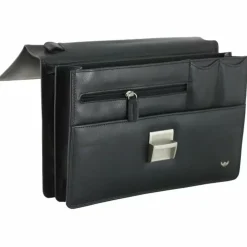 Herren Golden Head Polo Herrentasche Handgelenktasche Leder 23 cm