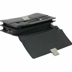 Herren Golden Head Polo Herrentasche Handgelenktasche Leder 23 cm