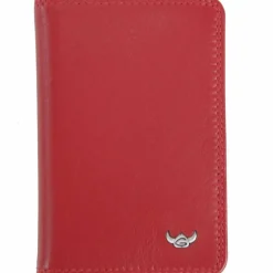 Golden Head Visitenkartenetuis<Polo Kreditkartenetui Leder 6 cm rot
