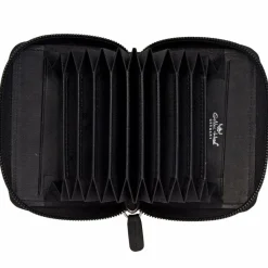Golden Head Polo Kreditkartenetui RFID Leder 10 cm schwarz