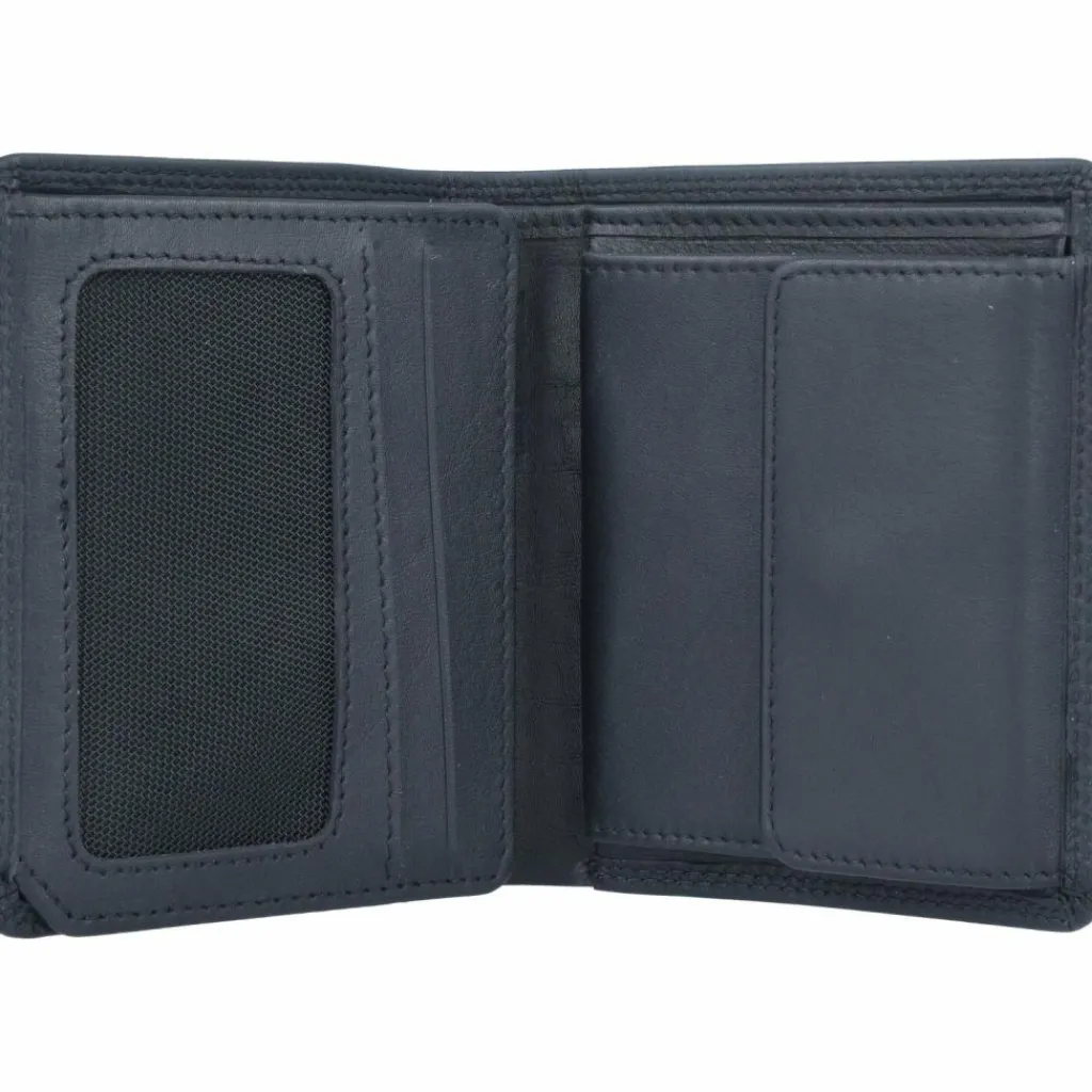 Golden Head Herrengeldbörsen Hochformat<Polo RFID Protect Geldbörse Leder 9,5 cm schwarz