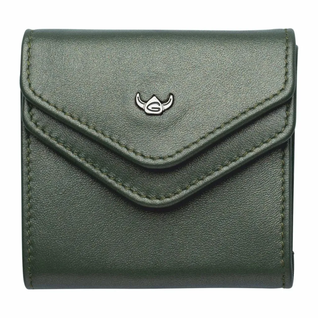 Golden Head Herrengeldbörsen Querformat|Damengeldbörsen Querformat<Valencia Geldbörse RFID Schutz Leder 7.5 cm fango