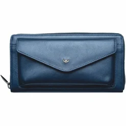Best Golden Head Valencia Geldbörse RFID Schutz Leder 20 cm saphir