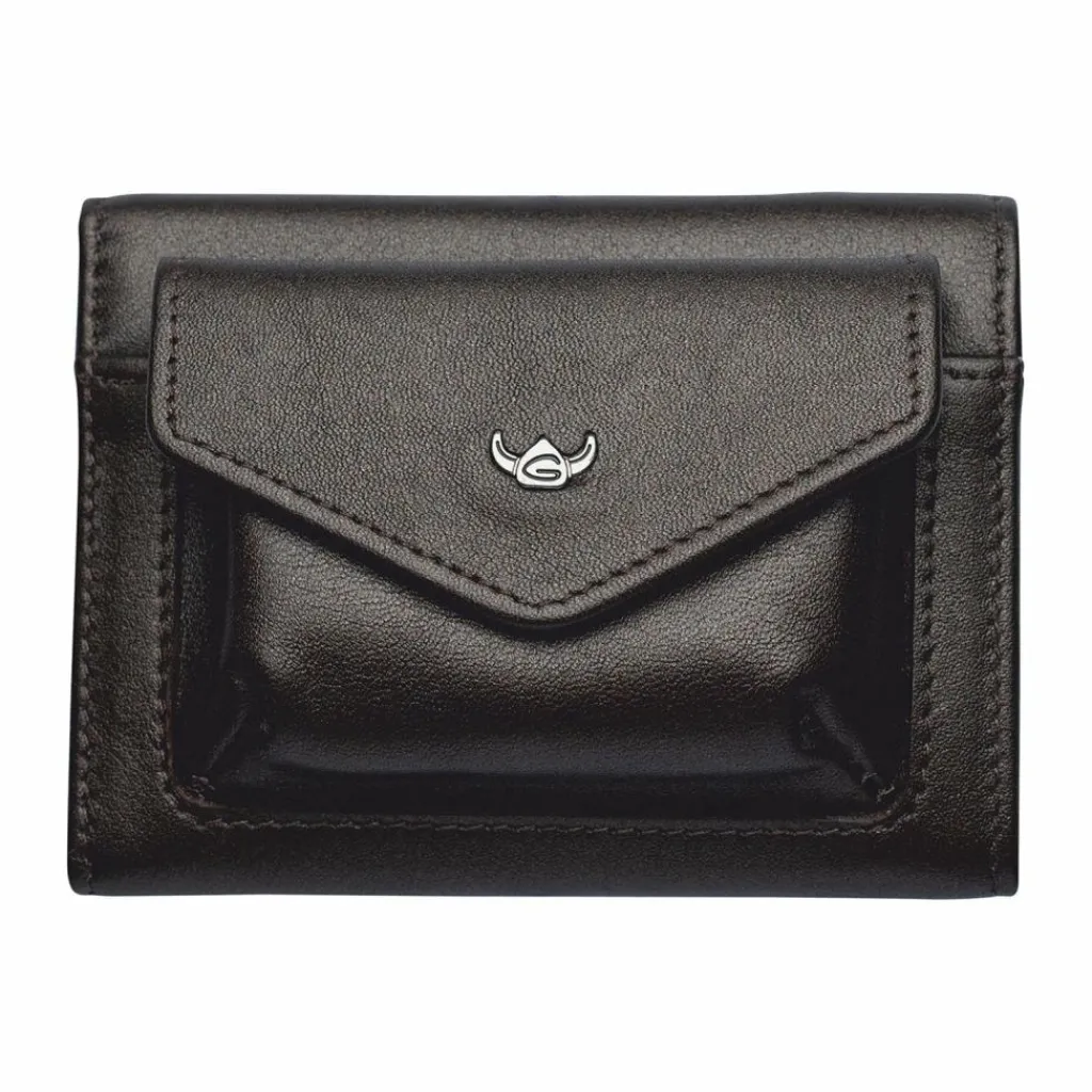 Golden Head Herrengeldbörsen Querformat|Damengeldbörsen Querformat<Valencia Geldbörse RFID Schutz Leder 9.5 cm bronze