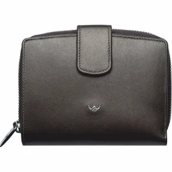 Golden Head Damengeldbörsen Querformat<Valencia Geldbörse RFID Schutz Leder 12 cm bronze