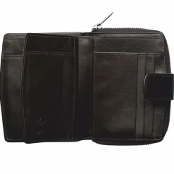 Golden Head Damengeldbörsen Querformat<Valencia Geldbörse RFID Schutz Leder 12 cm bronze