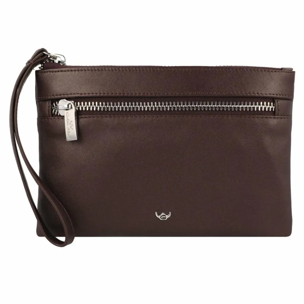 Golden Head Herrentaschen<Valencia Herrentasche RFID Schutz Leder 18 cm bronze