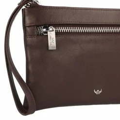 Golden Head Herrentaschen<Valencia Herrentasche RFID Schutz Leder 18 cm bronze