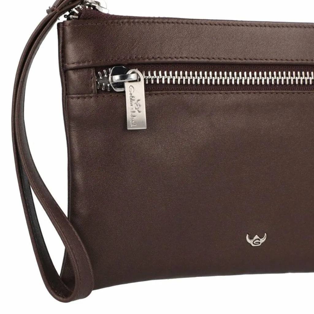 Golden Head Herrentaschen<Valencia Herrentasche RFID Schutz Leder 18 cm bronze