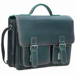 Greenburry Aktentaschen<Aktentasche Leder 39 cm dark green