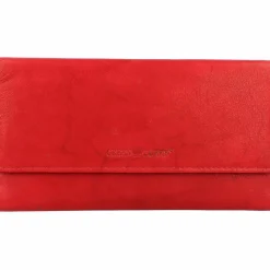 Clearance Greenburry Basic Geldbörse RFID Leder 19 cm red