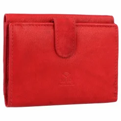 Greenburry Basic Geldbörse RFID Leder 13 cm red