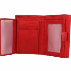 Greenburry Basic Geldbörse RFID Leder 13 cm red