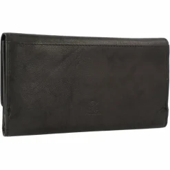Outlet Greenburry Basic Geldbörse RFID Leder 19 cm black