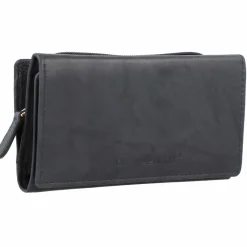 Greenburry Damengeldbörsen Querformat<Basic Geldbörse RFID Leder 14 cm nightblue