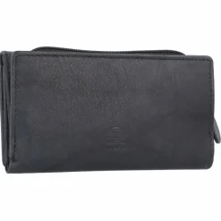 Greenburry Damengeldbörsen Querformat<Basic Geldbörse RFID Leder 14 cm nightblue