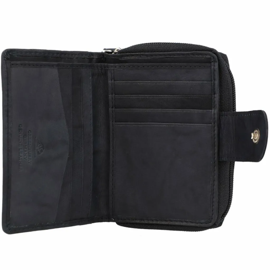 Damen Greenburry Basic Geldbörse RFID Leder 9 cm