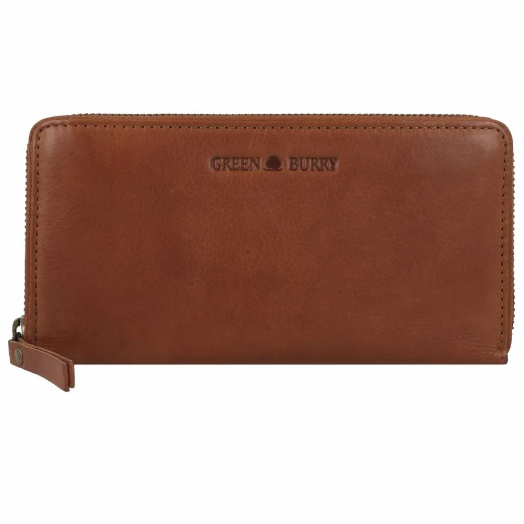 Best Greenburry Colombiana Geldbörse RFID Schutz Leder 20 cm nougat