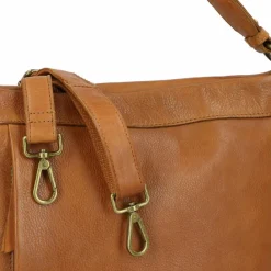 Greenburry Schultertaschen<Colombiana Schultertasche Leder 31 cm nougat