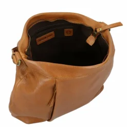 Greenburry Schultertaschen<Colombiana Schultertasche Leder 31 cm nougat