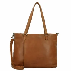Greenburry Shopper|Schultertaschen<Colombiana Shopper Tasche Leder 37 cm nougat