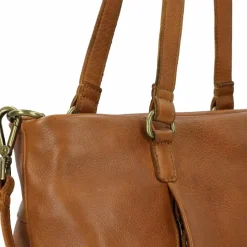 Greenburry Shopper|Schultertaschen<Colombiana Shopper Tasche Leder 37 cm nougat