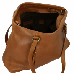 Greenburry Shopper|Schultertaschen<Colombiana Shopper Tasche Leder 37 cm nougat