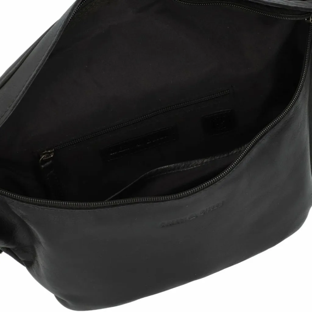Greenburry Umhängetaschen<Colombiana Umhängetasche Leder 39 cm black